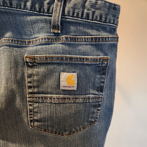 Carhartt Men's Rugged Flex Relaxed Straight Leg 5-Pocket Jean, 38W X 30L - Picture 4 of 8